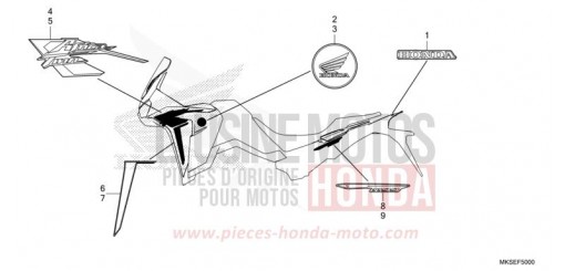 MARKE/STREIFEN (1) CRF1100AM de 2021